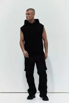 Брюки-Карго с парашютом H&M, черный