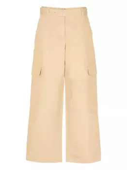 Брюки карго с поясом Maison Kitsun, нейтральный