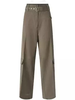 Брюки-карго с поясом PINKO, коричневый