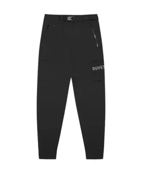 Брюки Карго с поясом с логотипом Duvetica, черный