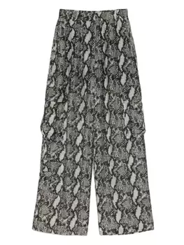 Брюки карго с принтом IRO, черный