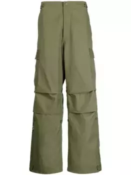 Брюки карго с вышивкой Blaze Samurai Maharishi, зеленый