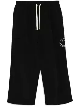 Брюки карго с вышивкой Joshua Sanders, черный