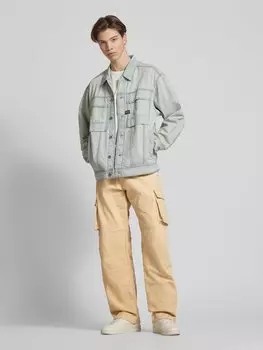 Брюки-карго с застежкой-молнией и пуговицами EIGHTYFIVE, бежевый