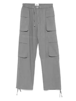 Брюки-карго с завязками на шнурке Bonsai, серый