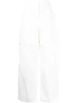 Брюки карго с завышенной талией Juun.J, белый