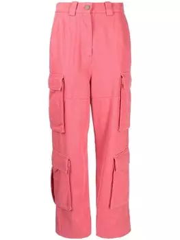 Брюки карго с завышенной талией SJYP, розовый