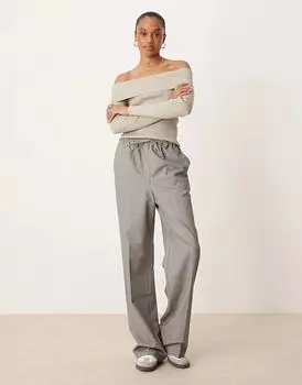 Брюки-карго серого цвета ASOS