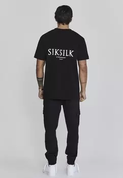 Брюки-карго SIKSILK, черный