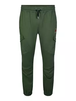 Брюки-карго SikSilk Tapered Cargo Pants, зеленый