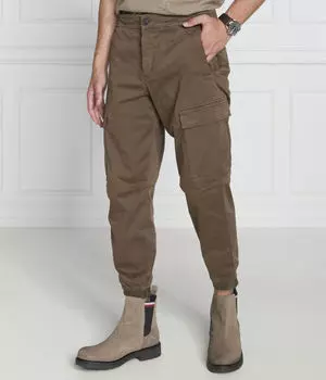 Брюки-Карго sisla Relaxed fit Boss Orange, хаки