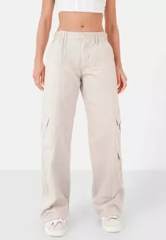 Брюки карго Sixth June, бежевые