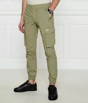 Брюки-Карго Skinny fit Calvin Klein Jeans, зеленый
