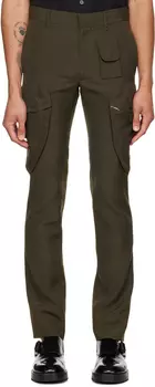 Брюки-карго Slim-Fit цвета хаки Givenchy