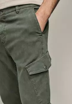 Брюки карго SLIM FIT SOFT TOUCH TEXTURED Next, зеленый