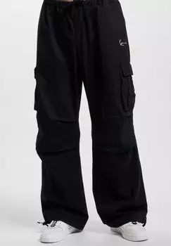 Брюки-карго SMALL SIGNATURE WASHED PARACHUTE Karl Kani, черные