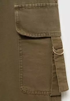 Брюки карго SOPHIE Mango, хаки