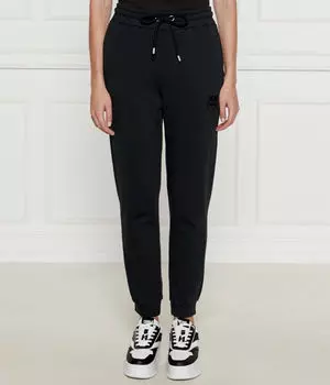 Брюки-карго спортивные Pinko Regular Fit, черный