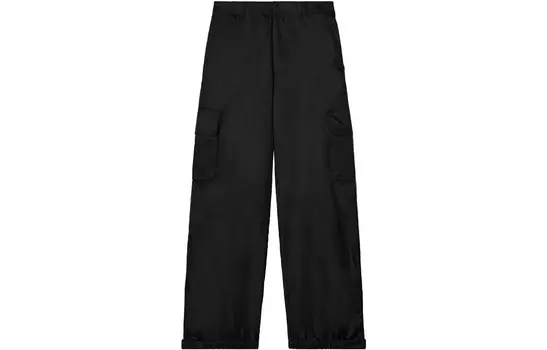 Брюки карго средней посадки Off-White, черный