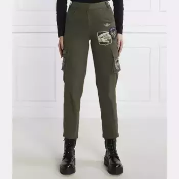 Брюки карго стандартного кроя Aeronautica Militare, зеленый