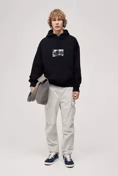 Брюки карго стандартного кроя H&M, серый