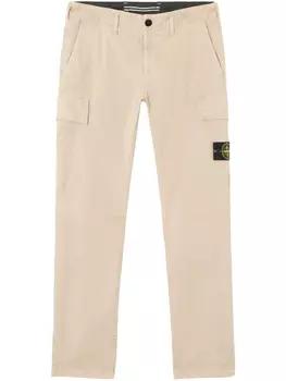 Брюки-карго Stone Island стретч, нейтральный