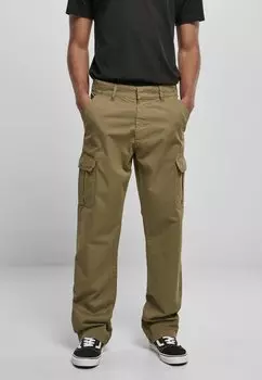 Брюки карго Straight Leg Urban Classics, цвет tiniolive