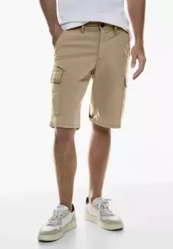 Брюки карго STREET ONE MEN, смесь мягких материалов, цвет Pure Sand