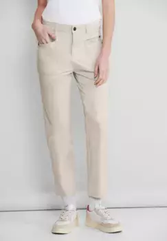 Брюки-карго STREET ONE, завышенная талия, цвет Clean Sand