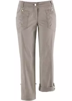 Брюки-карго стрейч длиной 3/4 Bpc Bonprix Collection