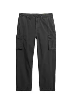 Брюки карго Superdry, черный