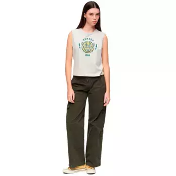 Брюки карго Superdry Embroidered Cargo, зеленый
