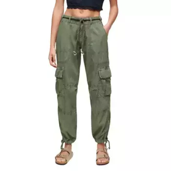 Брюки карго Superdry Lightweight Beach, зеленый