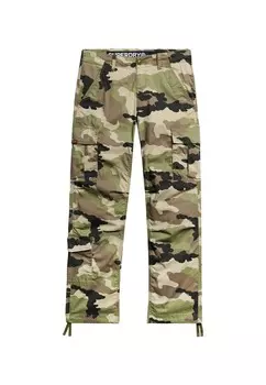 Брюки-карго Superdry Loose fit Cargo Pants, цвет green/khaki