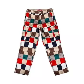 Брюки-карго Supreme Patchwork Мульти