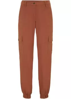 Брюки карго свободного кроя Bpc Bonprix Collection, бордовый