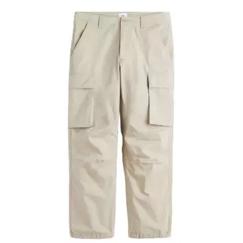 Брюки-карго свободного кроя H&amp;M Relaxed Fit Cargo, светло-бежевый