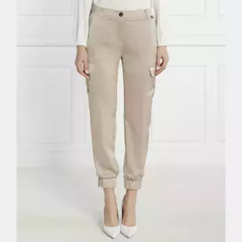 Брюки карго свободного кроя Marc Cain, бежевый