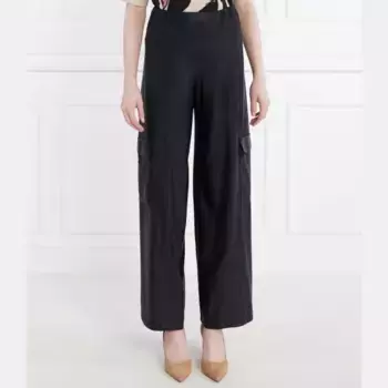 Брюки карго свободного кроя Max Mara, черный