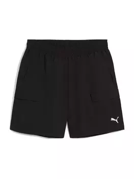 Брюки-карго свободного кроя PUMA WARDROBE ESS, черный