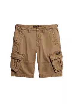 Брюки-карго свободного кроя Superdry Core, светло-коричневый