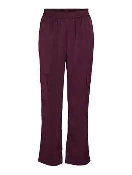 Брюки-карго свободного кроя Vila ELMA, ежевика