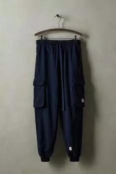 Брюки-карго свободного кроя x sr_a ZARA, темно-синий