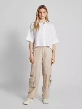 Брюки карго свободного покроя с задним карманом, модель «София» esm studios, серо-коричневый