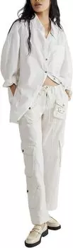 Брюки-карго Таити Free People, цвет Tofu