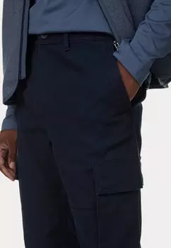 Брюки карго TAPERED FIT STRETCH Marks & Spencer, темно-синий