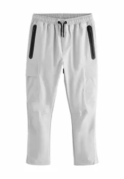 Брюки карго TAPERED LEG-REGULAR FIT Next, серый