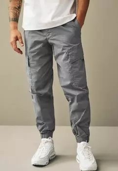 Брюки-карго Tapered Stretch Utility Trousers Regular Fit Next, цвет light blue