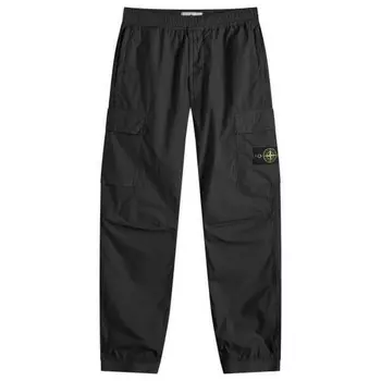Брюки-Карго Tela Paracadute Stone Island, черный