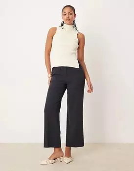 Брюки-карго темно-синего цвета ASOS